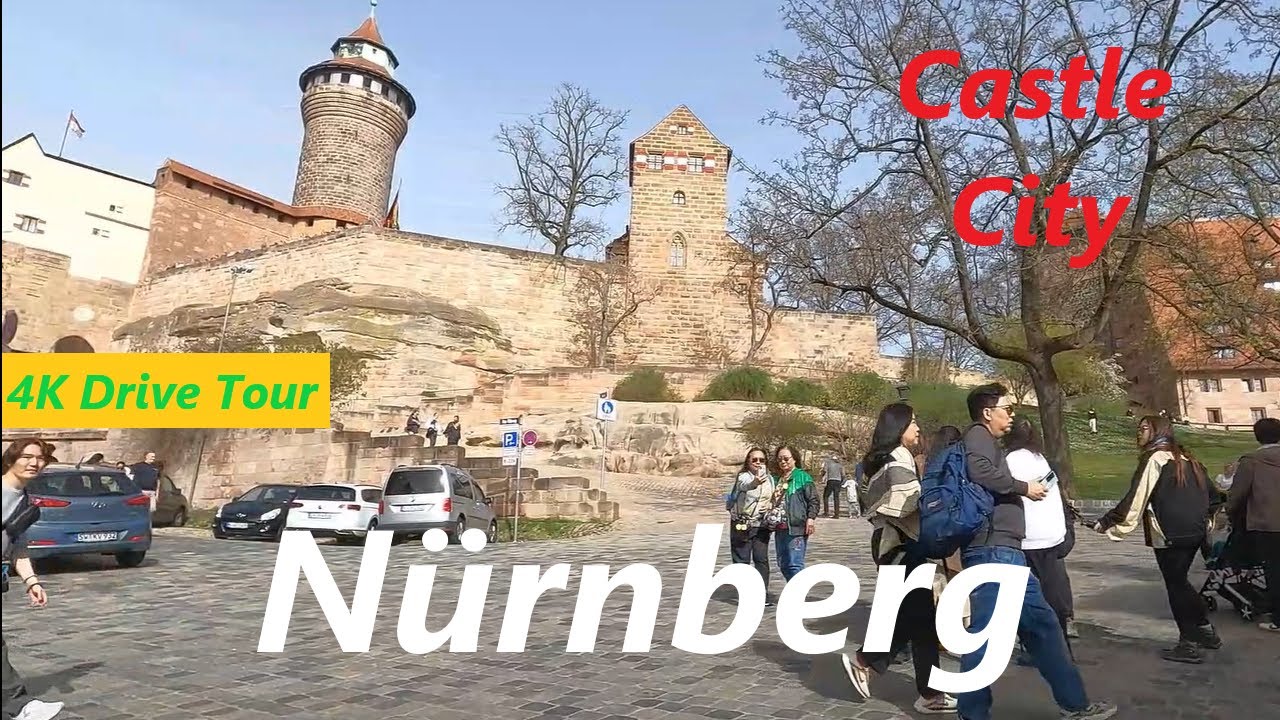 Driving tour in Nürnberg, Germany / Deutschland Stadt Rundfahrt Nürnberg