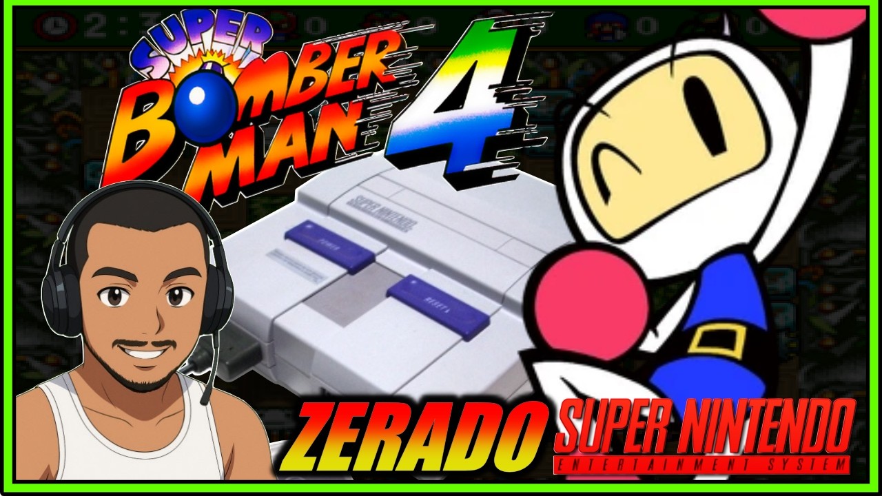 SUPER BOMBER MAN 4 | SUPER NINTENDO | NOSTALGIA !!!