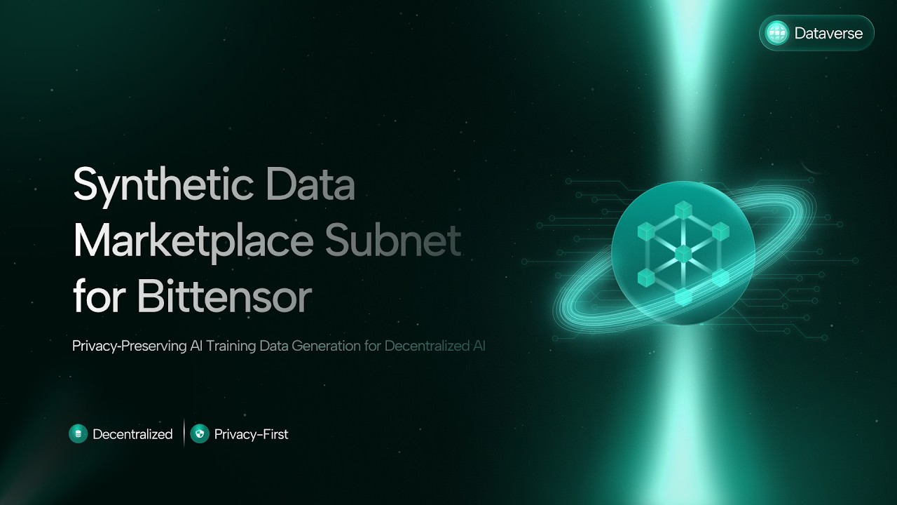 Dataverse: Decentralized Synthetic Data Marketplace Subnet for Bittensor