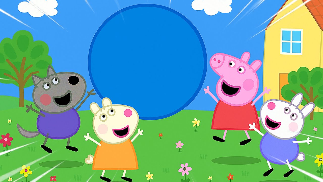 Peppa Pig and the Giant Blue Balloon 🎈🐷 | Peppa Pig Funny Animation