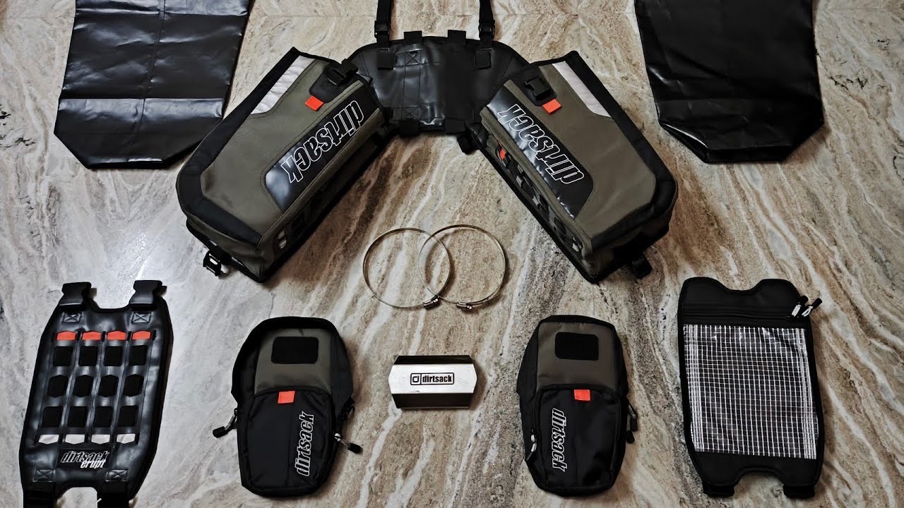 DirtSack Rackless Erupt V2 Soft Luggage System | KTM ADV 390