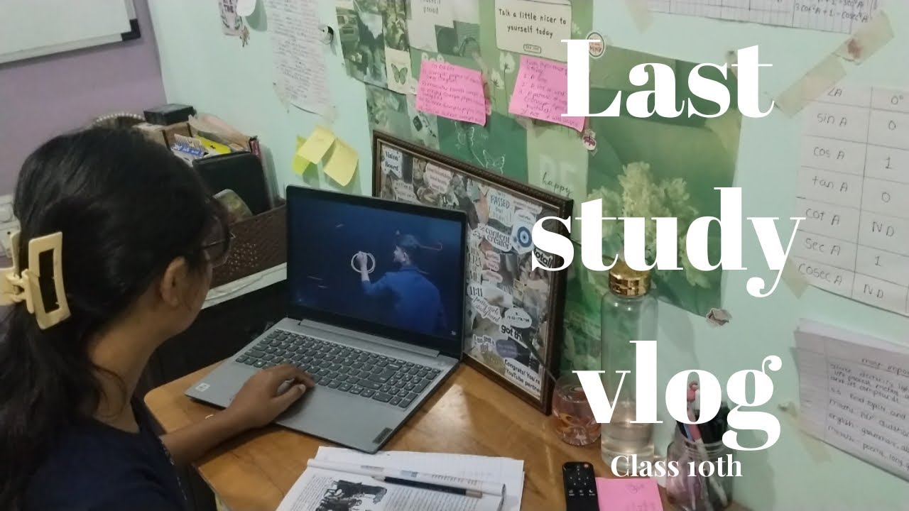 “The Last Study Vlog of My Class 10 Era 📚✨”