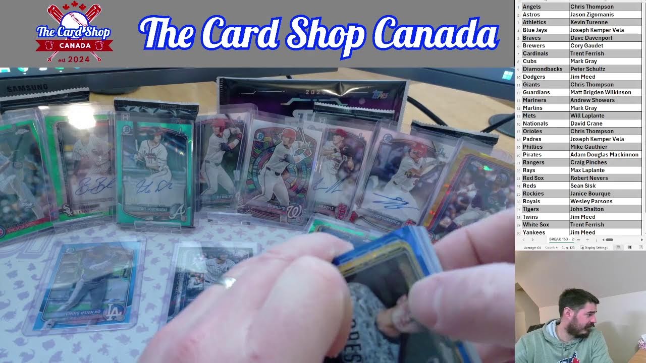 BREAK #153 - 2 Box Mixer - 1 x 2025 Topps Chrome Update SAPPHIRE + 1 x 2025 Bowman Draft Hobby