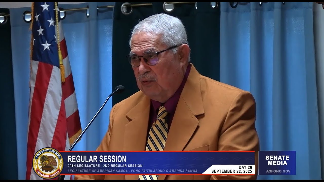 Senate 2nd Regular Session. Day 26. Monday, September 22, 2025.