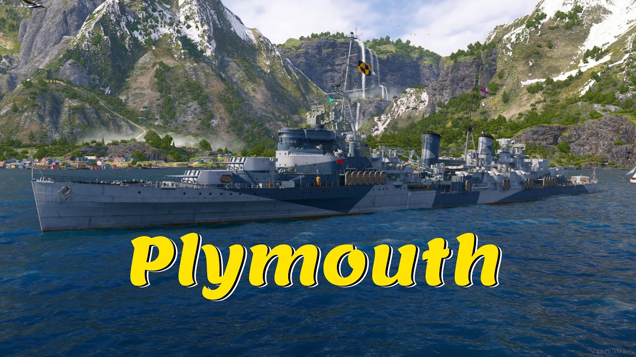 Meet The Plymouth! Tier 7 British Cruiser (World of Warships Legends)
