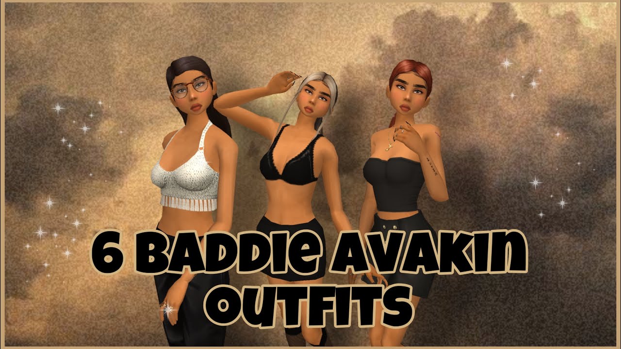 Avakin life|| 6 baddie outfits ideas to make you look like a hottie 😋