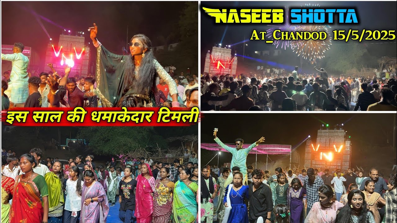 15/05/2025 At_Chandod || Naseeb Star Band 2025 ||  इस साल कि धमाकेदार नॉन स्टॉप टीमल सॉन्ग 2025-26