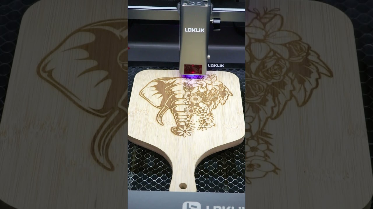 How Does This iEngrave Make Wood Art So Cool?🎇 