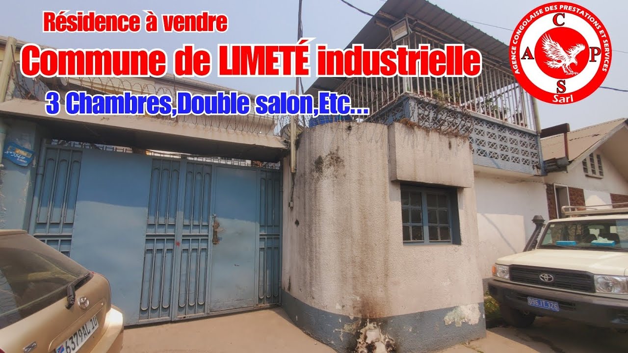 👉RDC/KINSHASA/RÉSIDENCE MISE EN VENTE AVEC UNE MAISLN EN ÉTAGE DE 3 CHAMBRES,SALON,CUISINE,ETC...