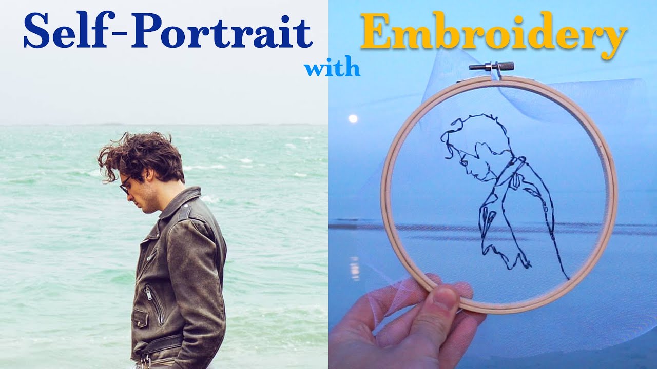 Self Portrait Idea with Modern Hand Embroidery