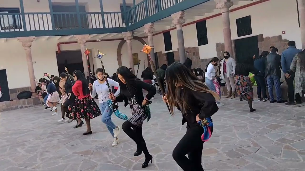 Danza Ch'unchachas de PAUCARTAMBO - último ensayo en Cusco - 10 de Julio 2022