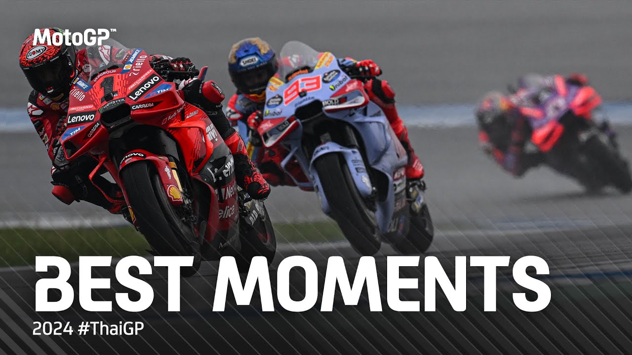 Best MotoGP™ Moments 🌧️ | 2024 #ThaiGP