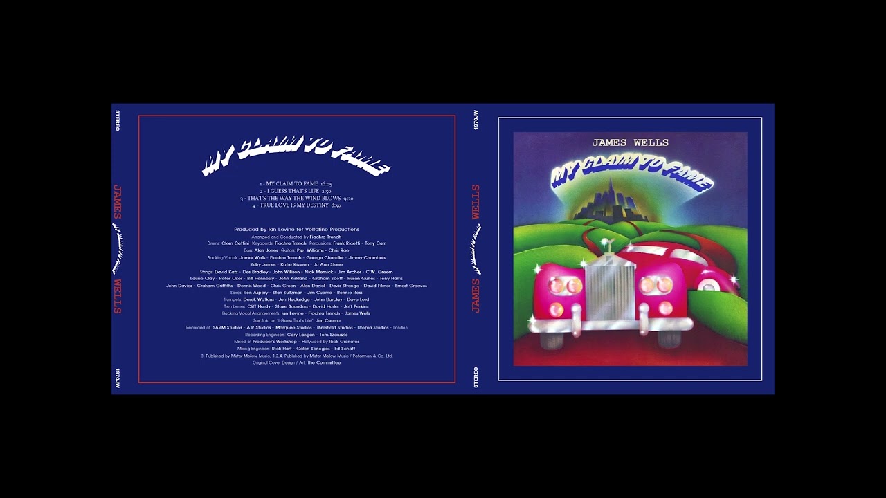 JAMES WELLS  / MY CLAIM TO FAME  / FULL ALBUM