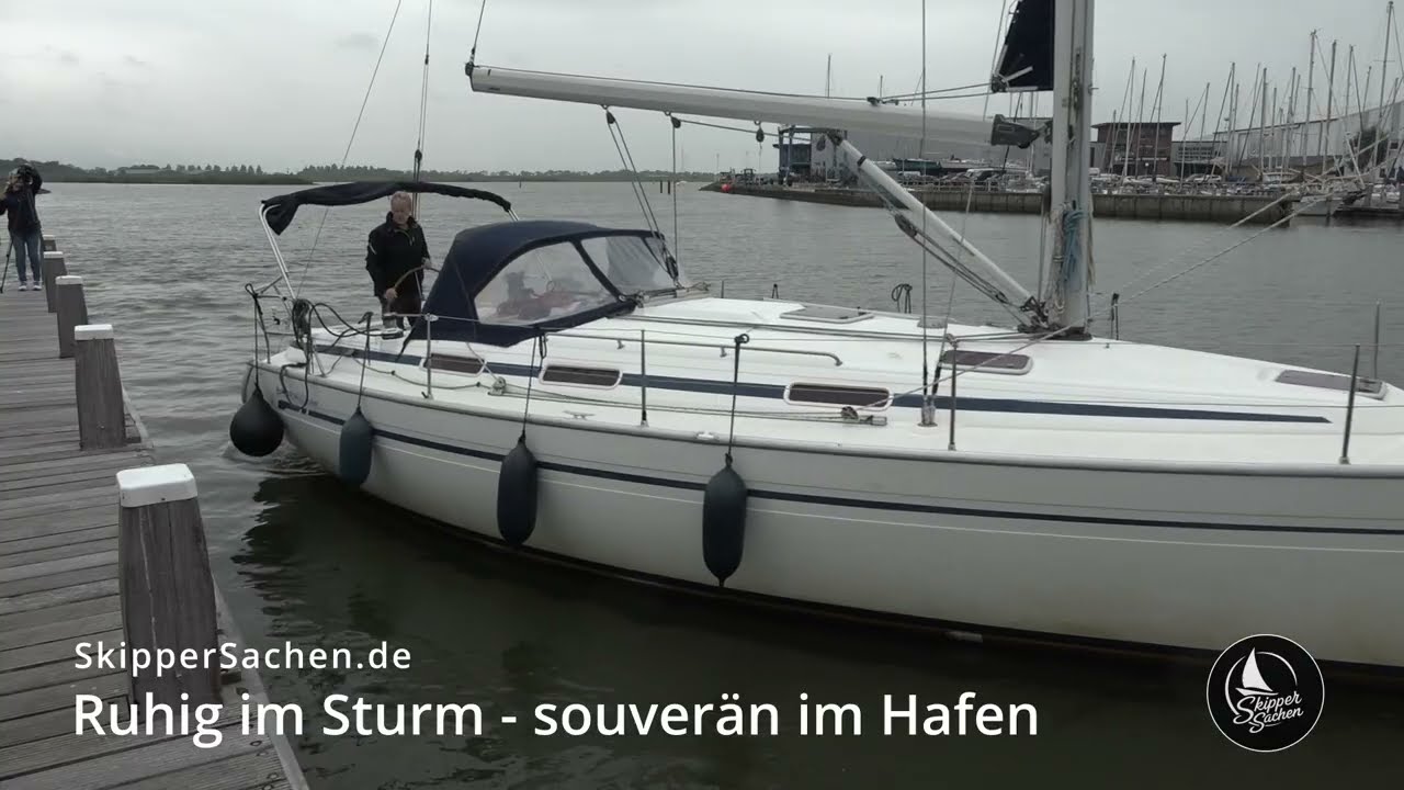 Hafenmanöver leicht gemacht – Ablegen durch Eindampfen in die Achterspring, Einhand.