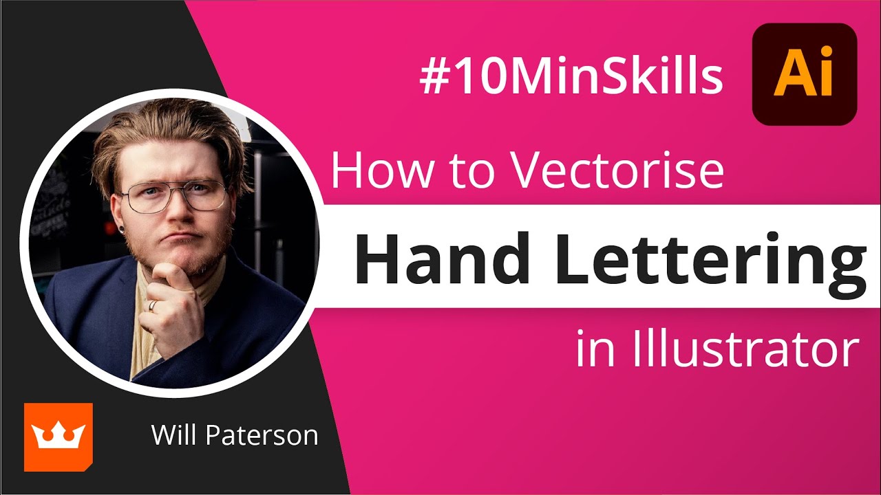 #10MinSkills - Более быстрый способ векторизации рукописного текста с помощью инструмента «Перо» ...