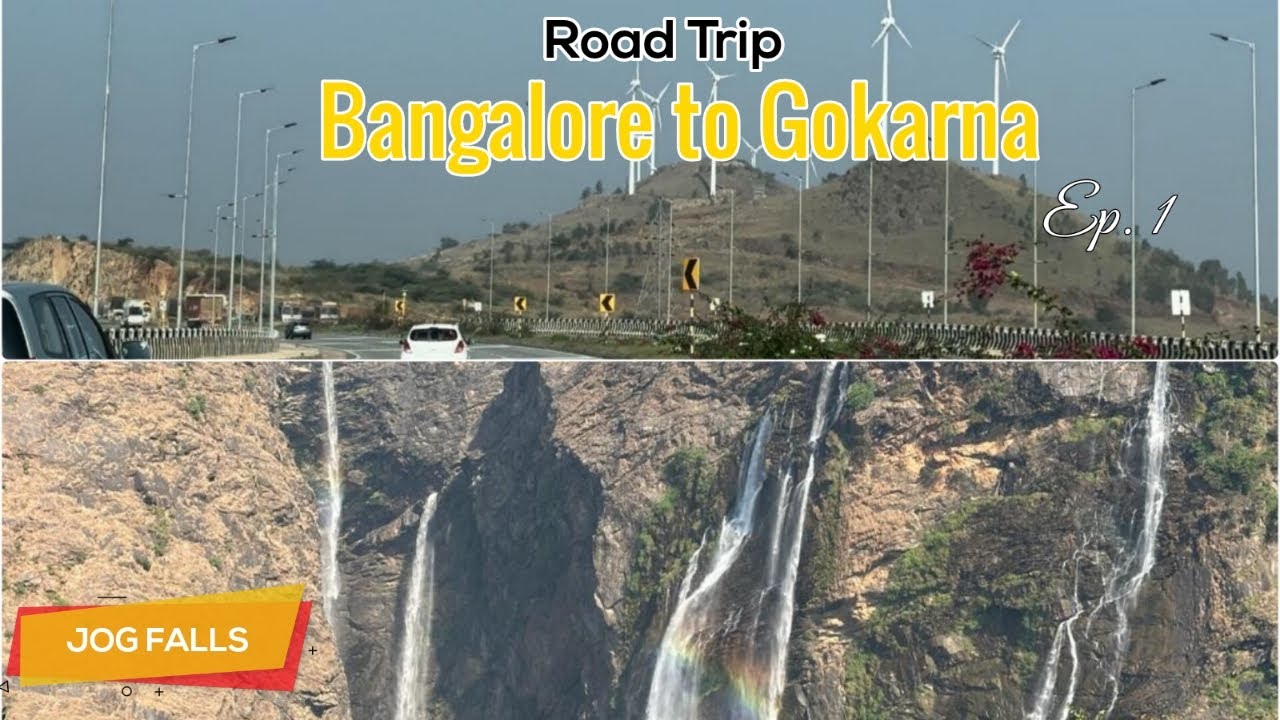 Bangalore to Gokarna and Goa | Road trip to Gokarna via Jog falls | Ep -1