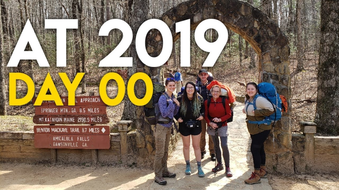 AT 2019 Approach Trail Amicalola Falls Appalachian Trail Thruhike