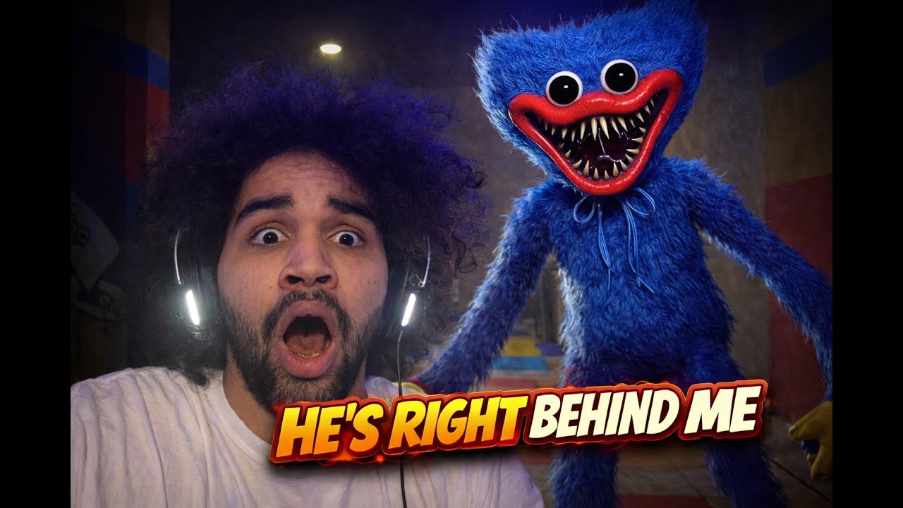 HE'S CHASING ME!!!!!          Poppy playtime Chapter 1