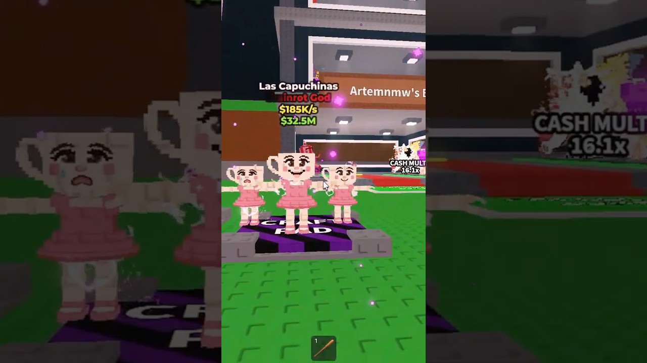 CRAFT LAS CAPUCHINAS😱  #brainrot #roblox  #stealabrainrot