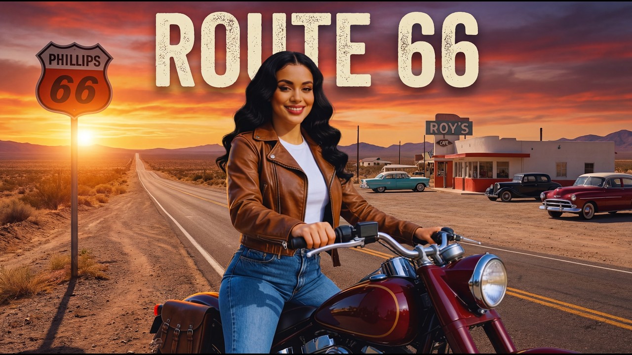 Route 66 Road Trip - True Love In The 1950s (Official Music Video)