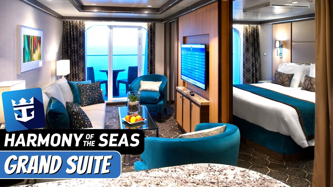 Harmony of the Seas | Grand Suite — 1 спальня. Экскурсия и обзор в формате 4K | Royal Caribbean C...