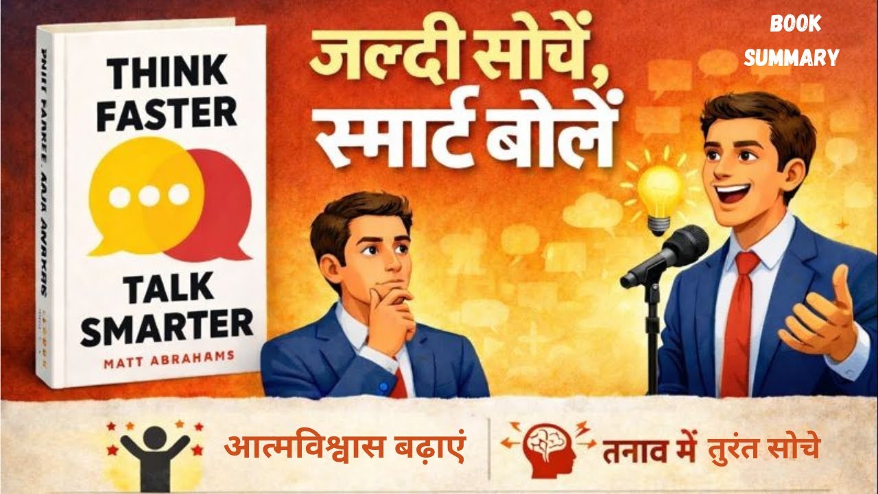 Think Faster Talk Smarter Book Summary Hindi | आत्मविश्वास बढ़ाएं 💪📘