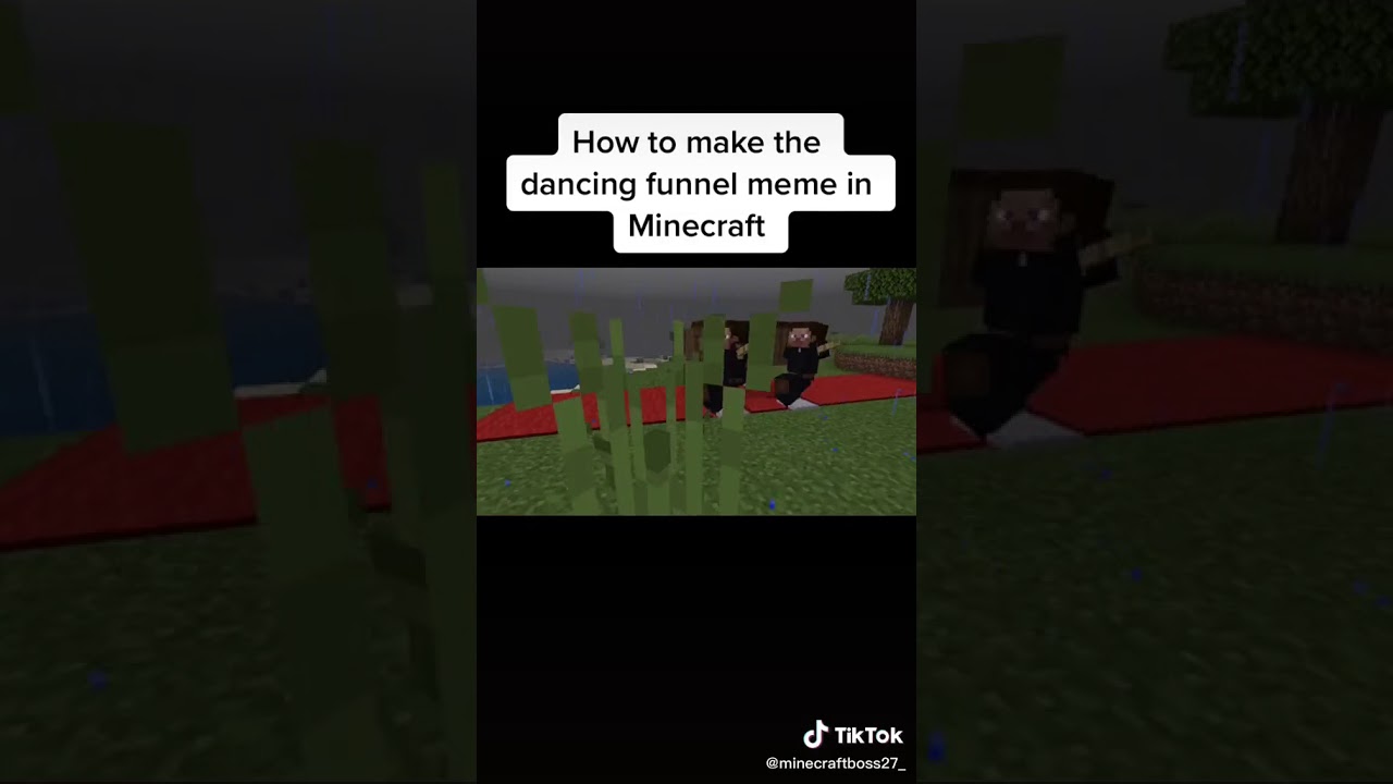 How to make dancing funeral meme in Minecraft