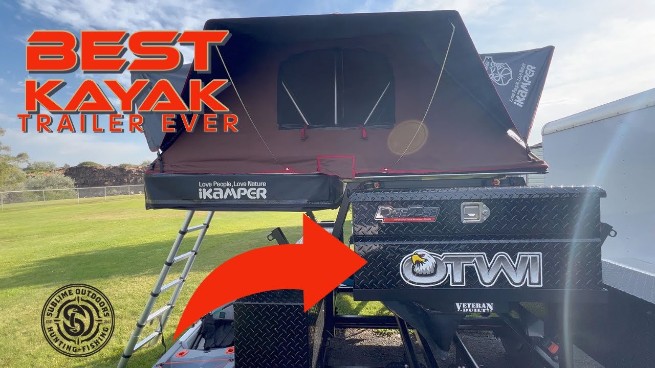 Best Kayak Trailer Ever   4K
