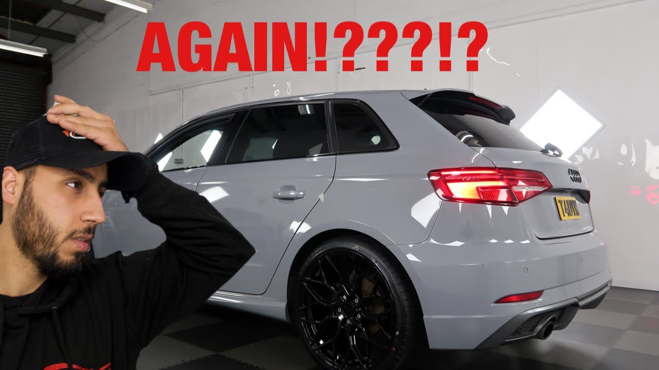 AUDI A3 WRAPPED IN NARDO GREY