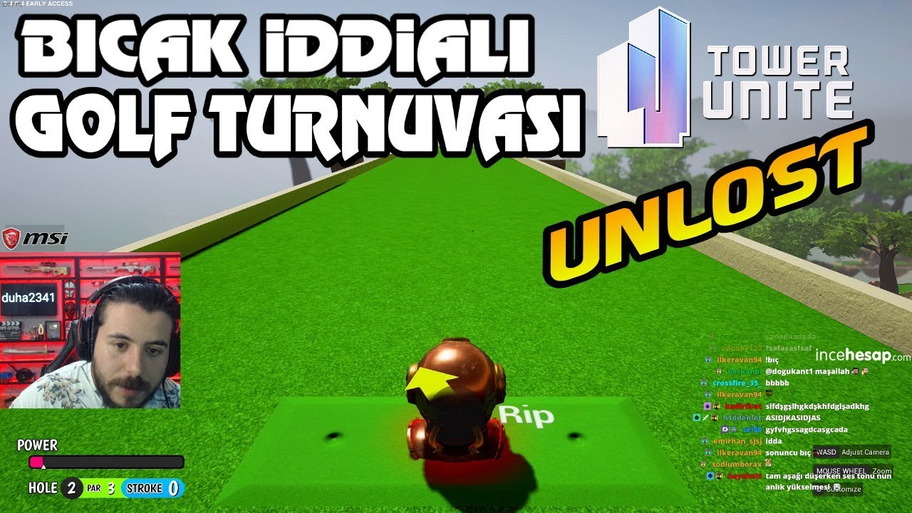 UNLOST EKİPLE BIÇAK İDDİALI GOLF TURNUVASI YAPIYOR (22.02.2018)