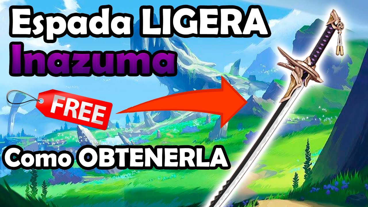 COMO OBTENER LA ESPADA LIGERA DE INAZUMA ✅ Espada AMENOMA GEMELA ⭐⭐⭐⭐ || Genshin Impact