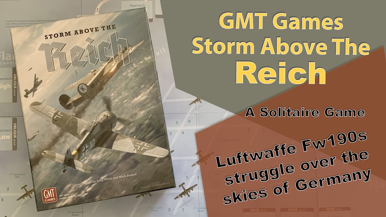GMT Games: Storm Above the Reich -  Box opening and first impressions