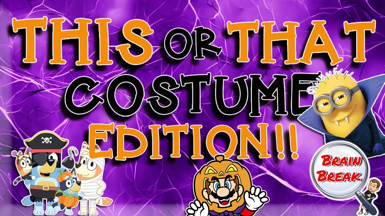 This or That? Halloween Costume Edition! | Would You Rather? | Fun Fitness Games for Kids | GoNoodle