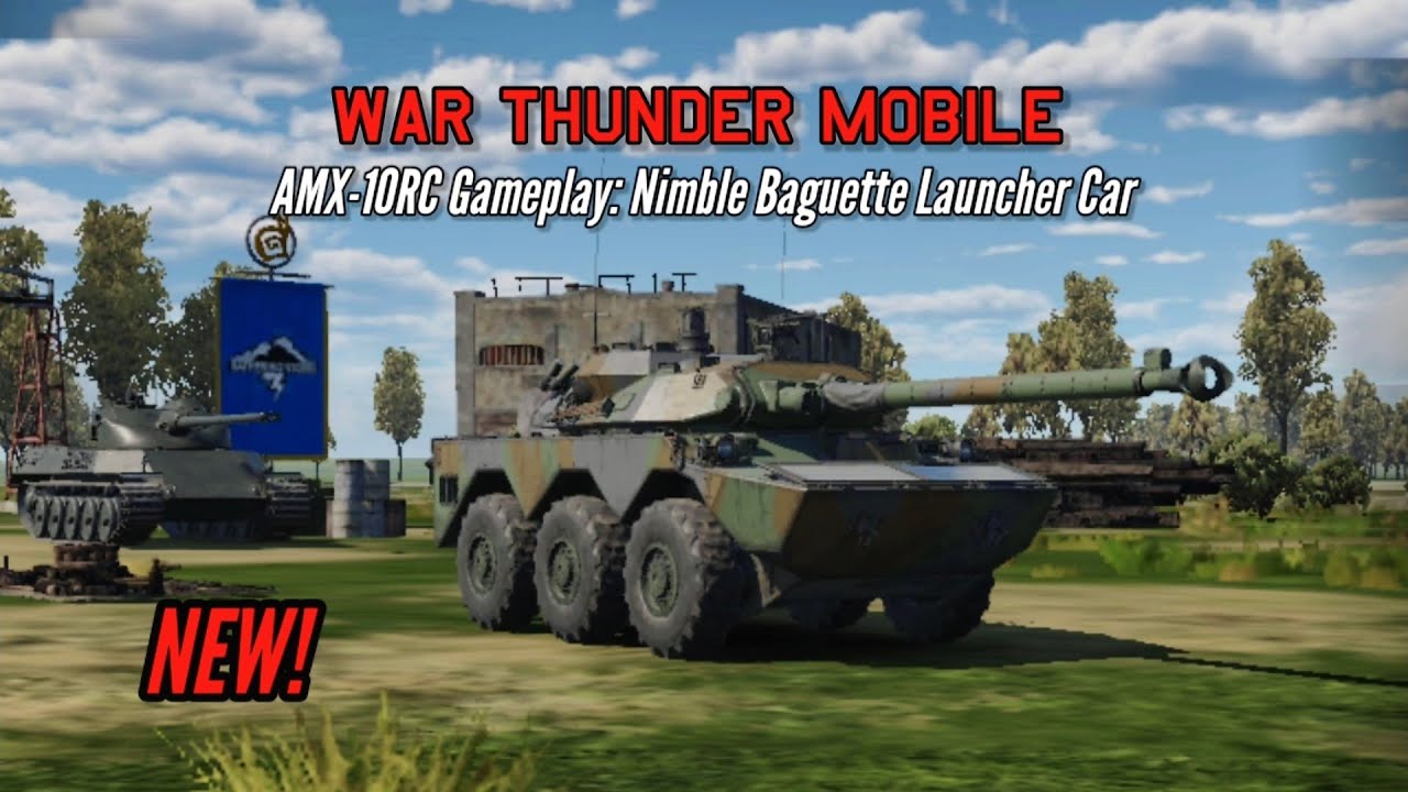 NEW! AMX-10RC: Nimble Baguette Launcher Car - War Thunder Mobile