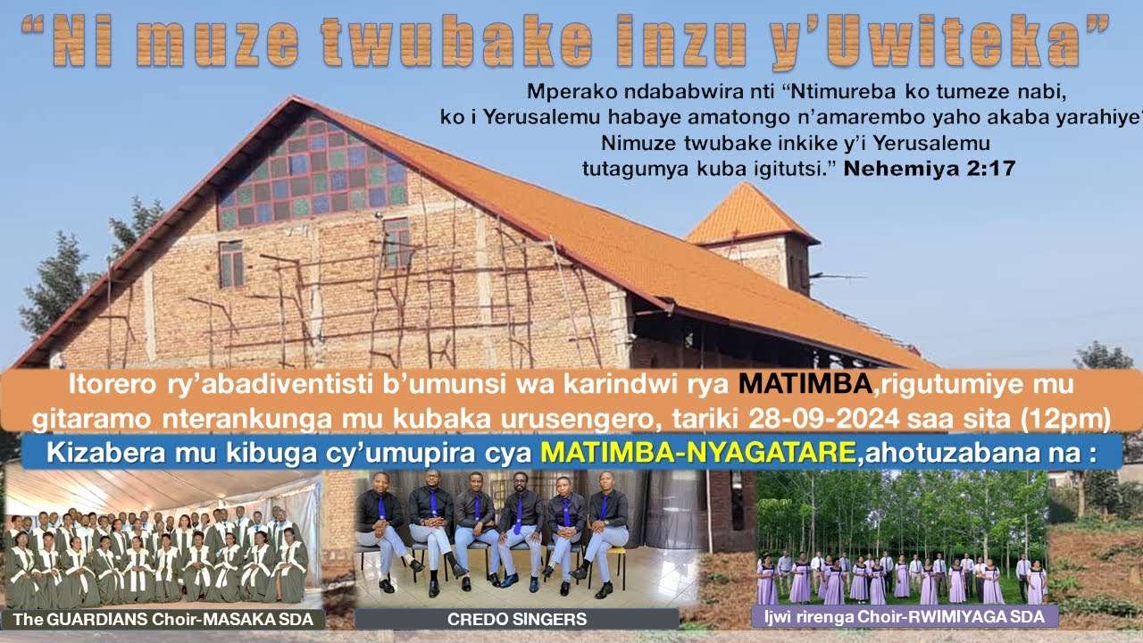 MATIMBA SDA CHURCH CONSTRUCTION FUNDRAISING CONCERT 28/09/2024