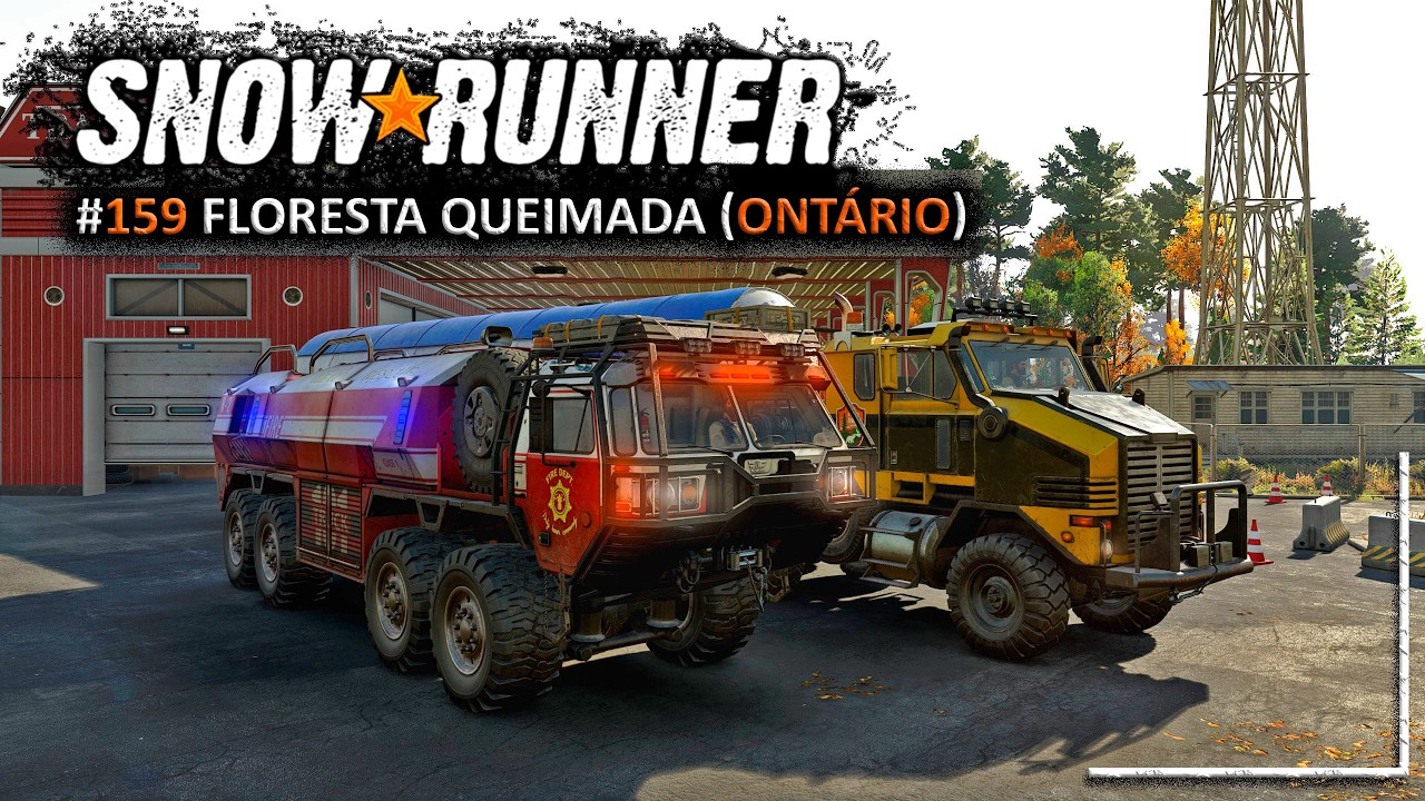 🔴 LIVE SNOWRUNNER  #159 - FLORESTA QUEIMADA  |  ONTÁRIO