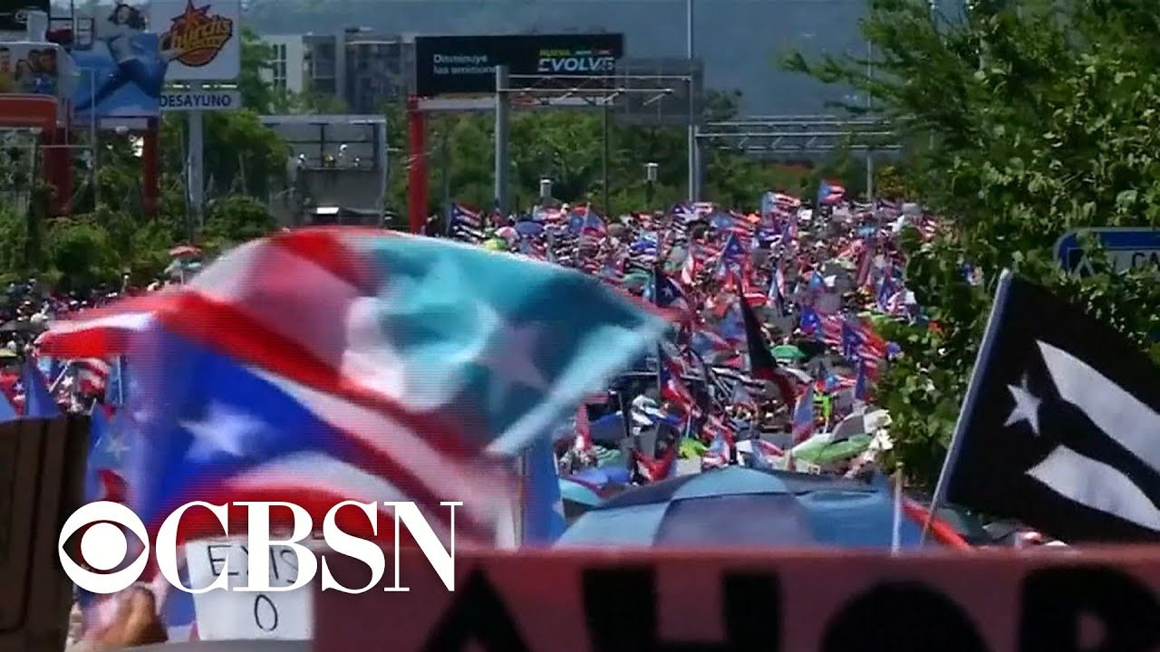 Protests grow as Puerto Rico Gov. Ricardo Rosselló vows to stay in office