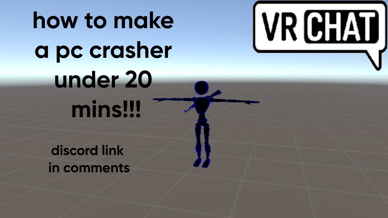 HOW TO MAKE A VRCHAT CRASHER UNDER 20 MINS!!! #VRC #VRCCREATOR #VRCHAT