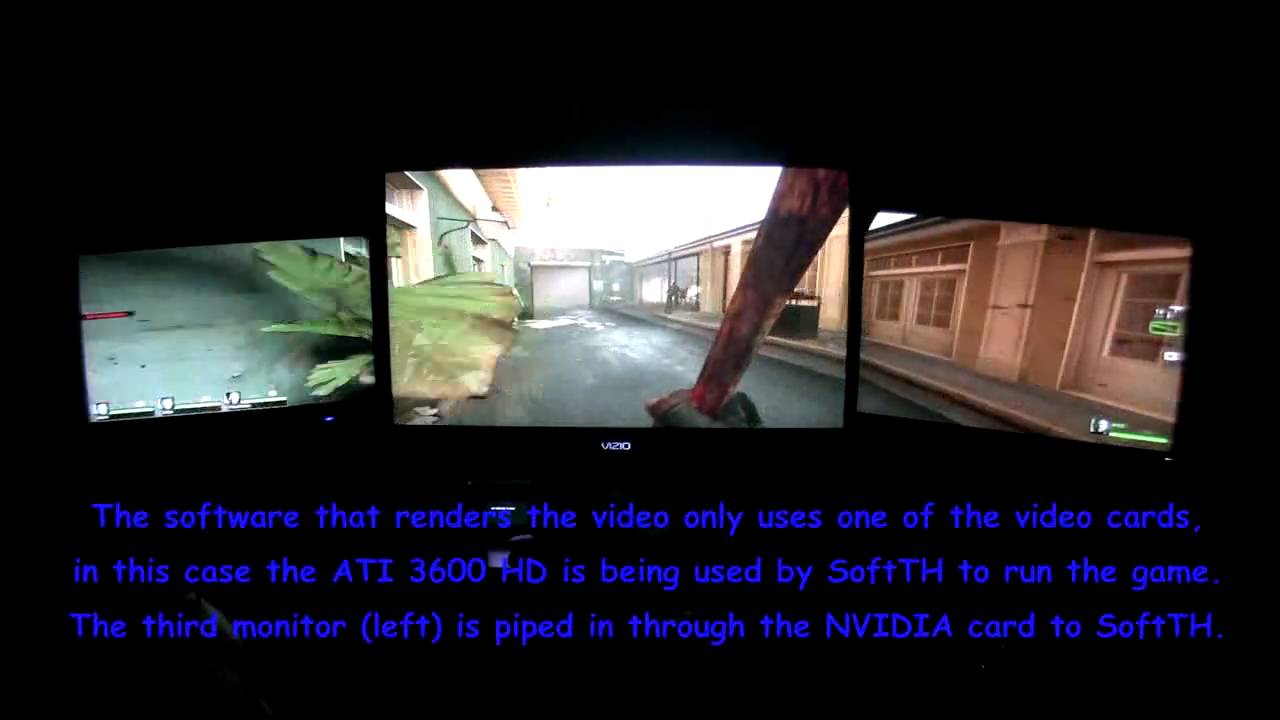 L4D2 Left4Dead 2 on 3 Monitors using SoftTH