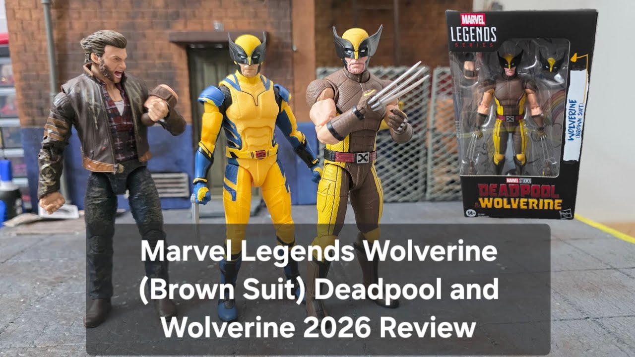 Marvel Legends Wolverine (Brown Suit) from Deadpool and Wolverine 2026 Action Figure Review #toys 