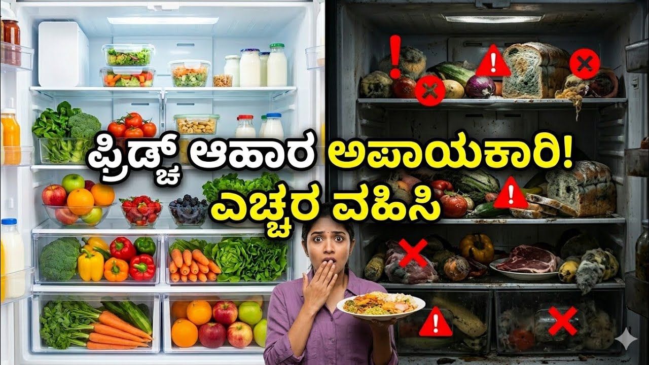 99% ಜನರಿಗೆ ಗೊತ್ತಿಲ್ಲ!ಫ್ರೀಜ್‌ನಲ್ಲಿ ಆಹಾರ ಇಡುವಾಗ ಈ ತಪ್ಪುಮಾಡ್ತಾರೆ!ಫ್ರೀಜ್‌ನಲ್ಲಿ ಆಹಾರ ಇಡುವಾಗ ಈ ತಪ್ಪು ಬೇಡಾ 