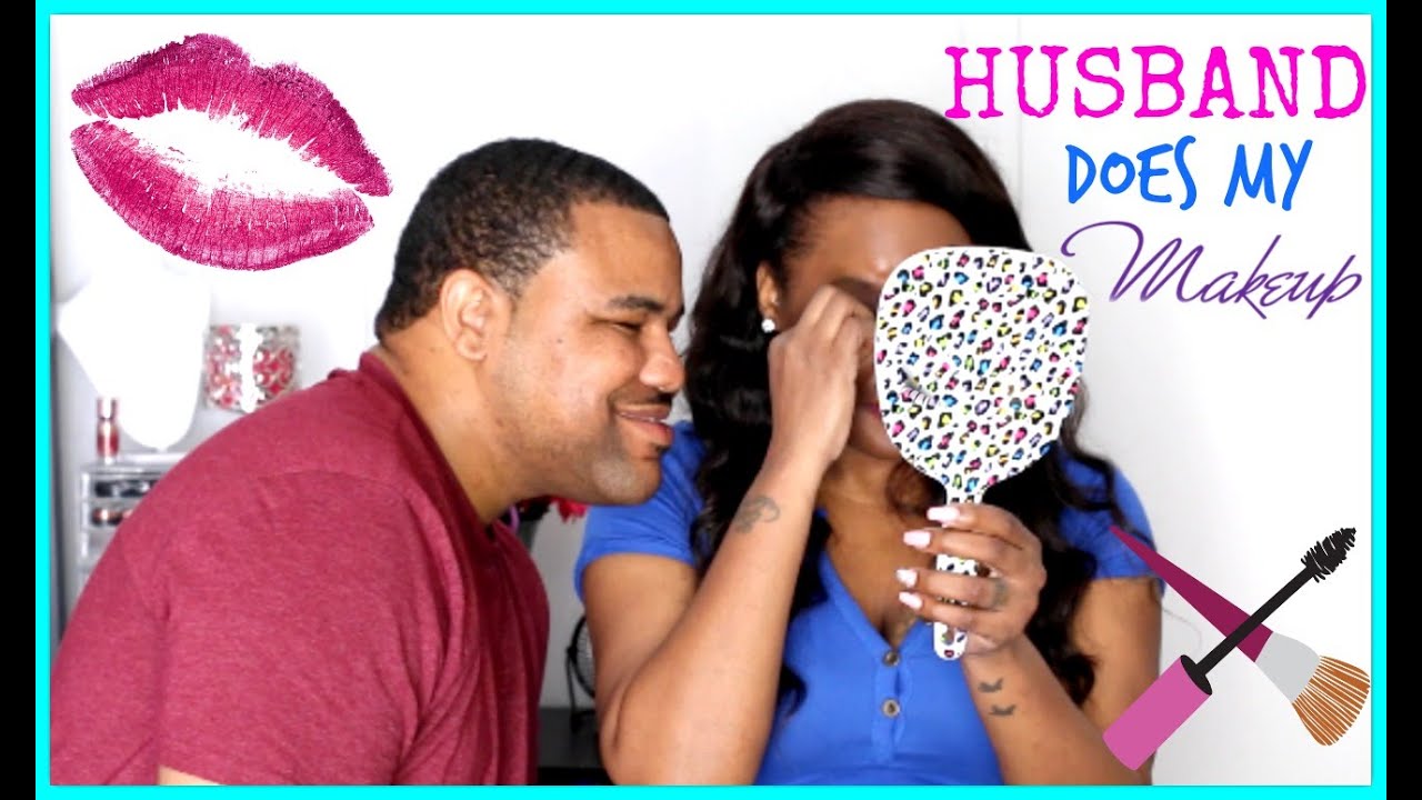 HILARIOUS HUSBAND DOES MY MAKEUP CHALLENGE| BEAT TO THE GAWDS