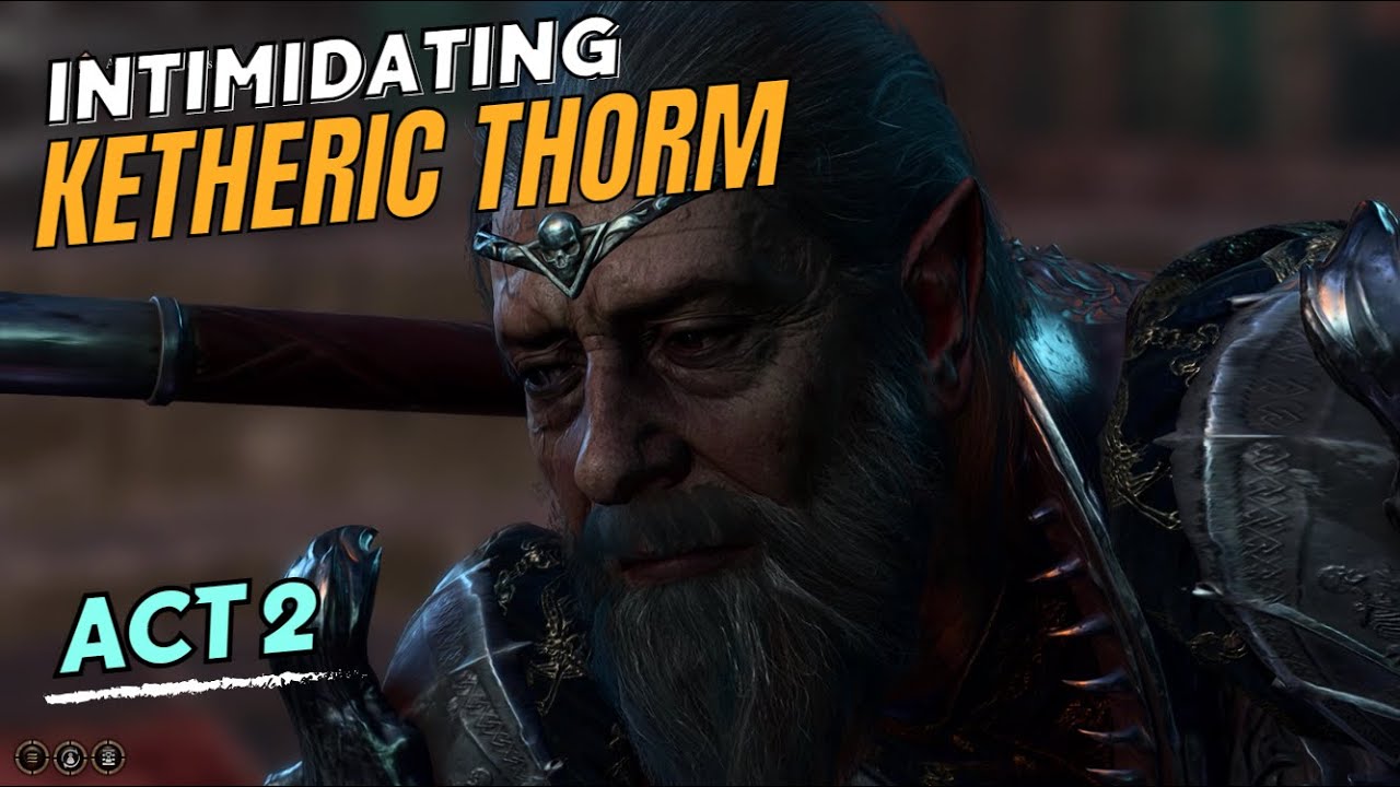 INTIMIDATING Ketheric Thorm To His Knees - Baldur's Gate 3 Act 2 #gaming #guide #baldursgate3 #easy