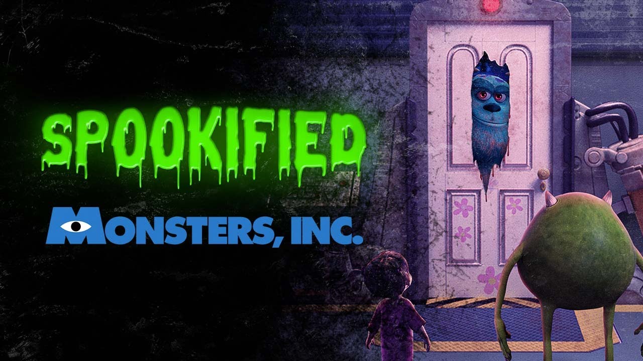 CREATING Monsters Inc. HORROR MOVIE POSTER in Photoshop | SPOOKIFIED