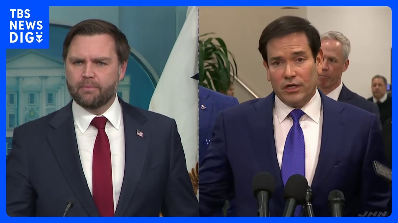 バンス副大統領とルビオ国務長官がグリーンランドの外相と会談へ　トランプ大統領が領有に意欲示すグリーンランドめぐり｜TBS&nbsp;NEWS&nbsp;DIG