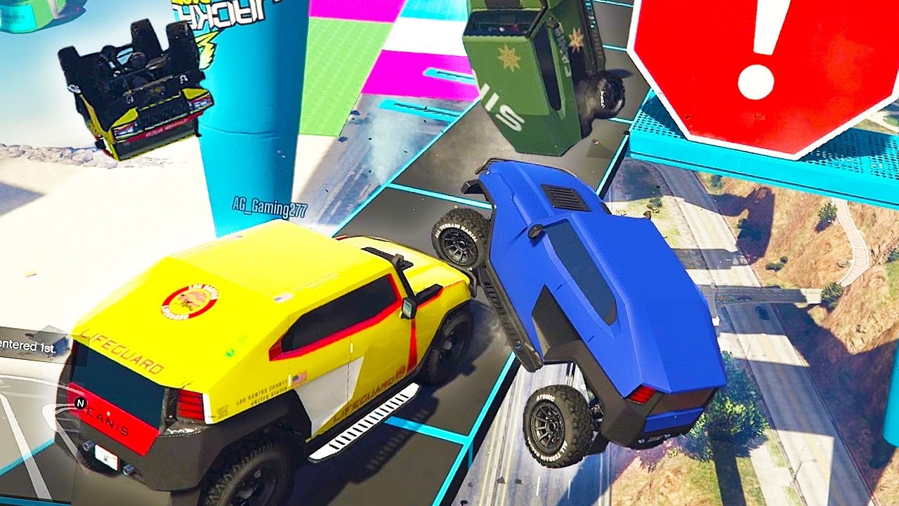 VOLLEDIG AUTOMATISCHE GTA V STUNT (als het goed is...)