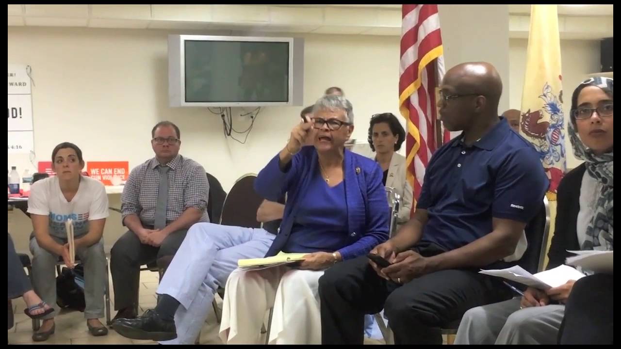 Second Amendment advocate confrontation with U.S. Rep. Bonnie Watson Coleman