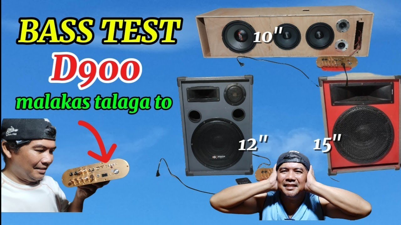 D900 BASS SOUNDTEST SA TATLONG SPEAKER @novsaitv9023