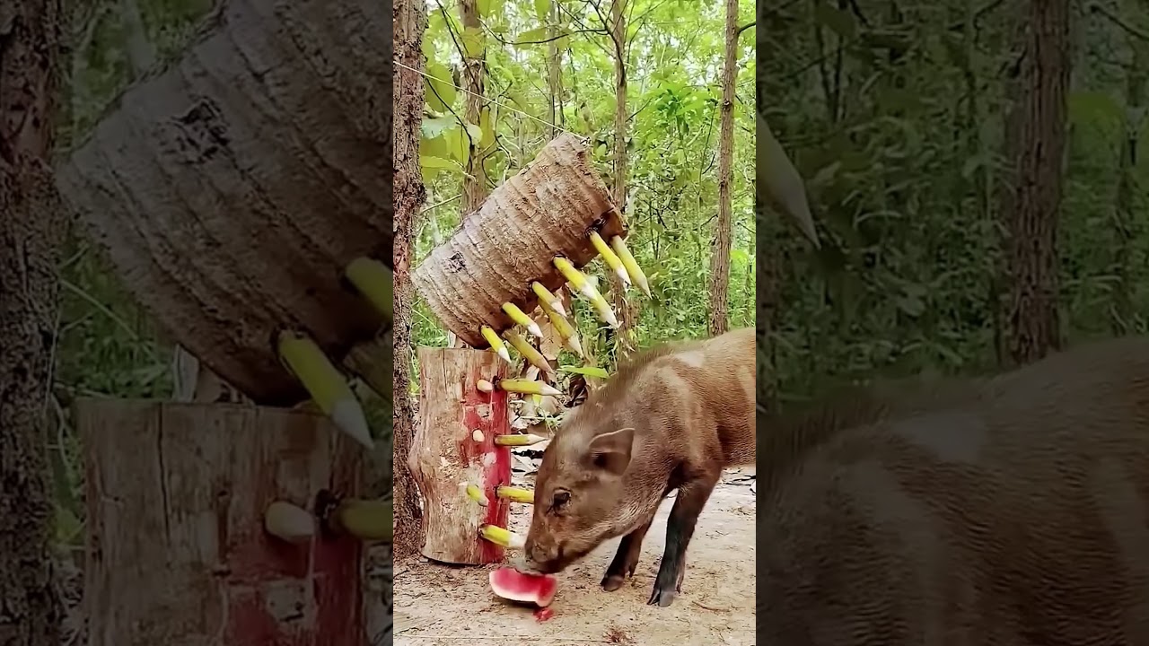 Unique  #animals#wildsurvival #pig #wildboar #wildlife#animaltrap #hunting#Likes irfan Ali Khan