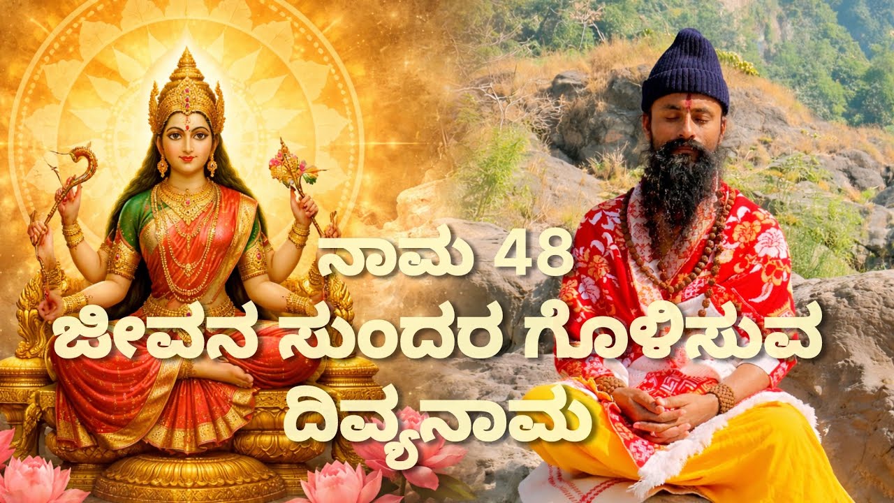 48 ಜೀವನವನ್ನು ಲಾವಣ್ಯಮಯ ಮಾಡುವ ದಿವ್ಯನಾಮ  48